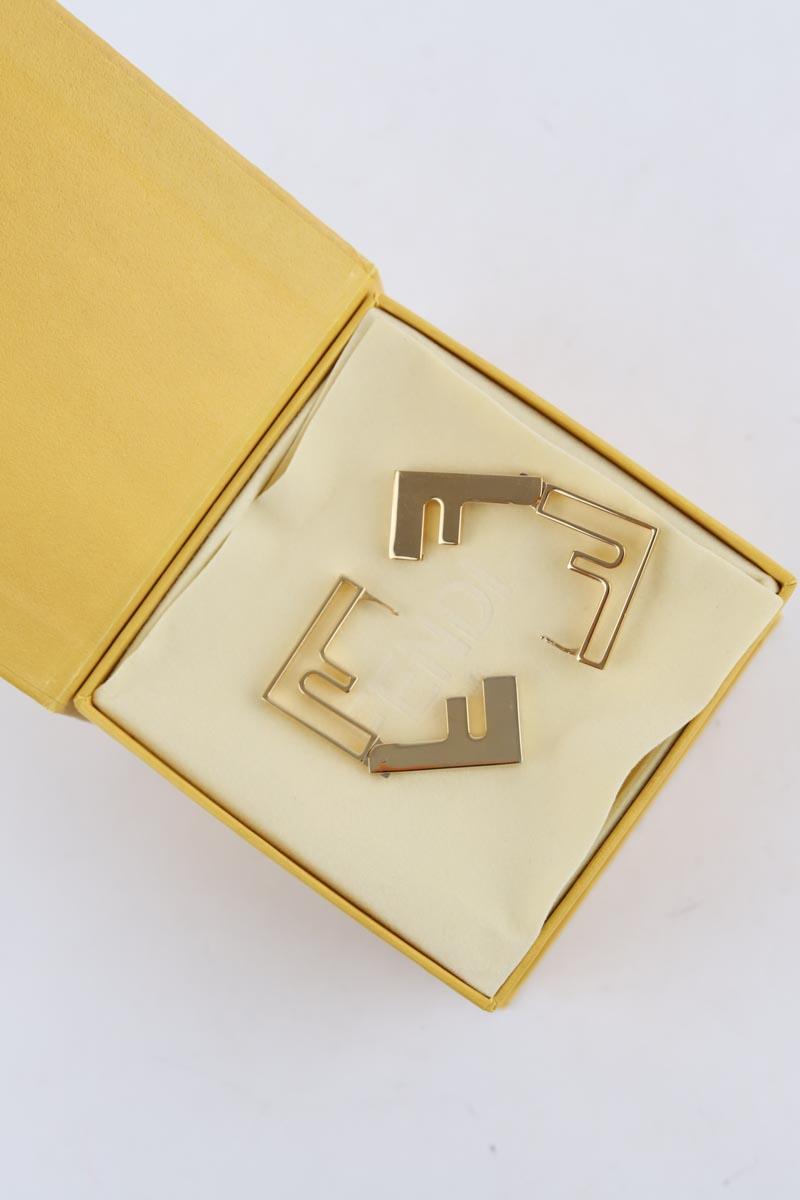Boucles d'oreilles Fendi  Doré