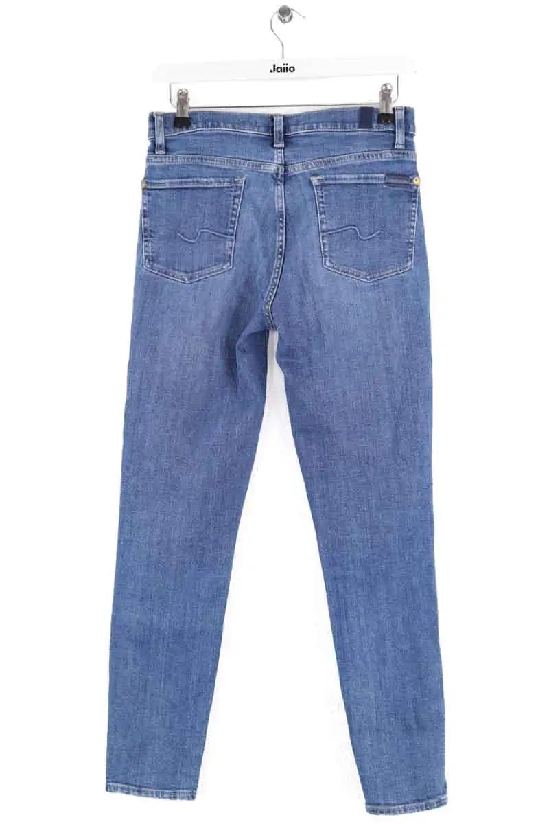 Jean slim 7 For All Mankind Bleu en Coton
