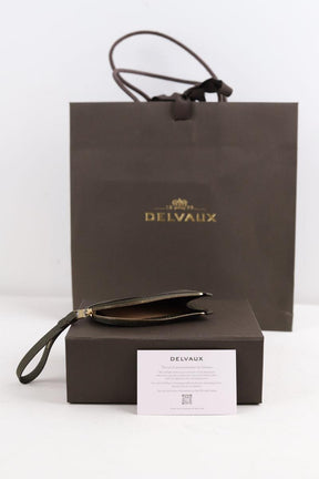 Porte-cartes Delvaux  Kaki