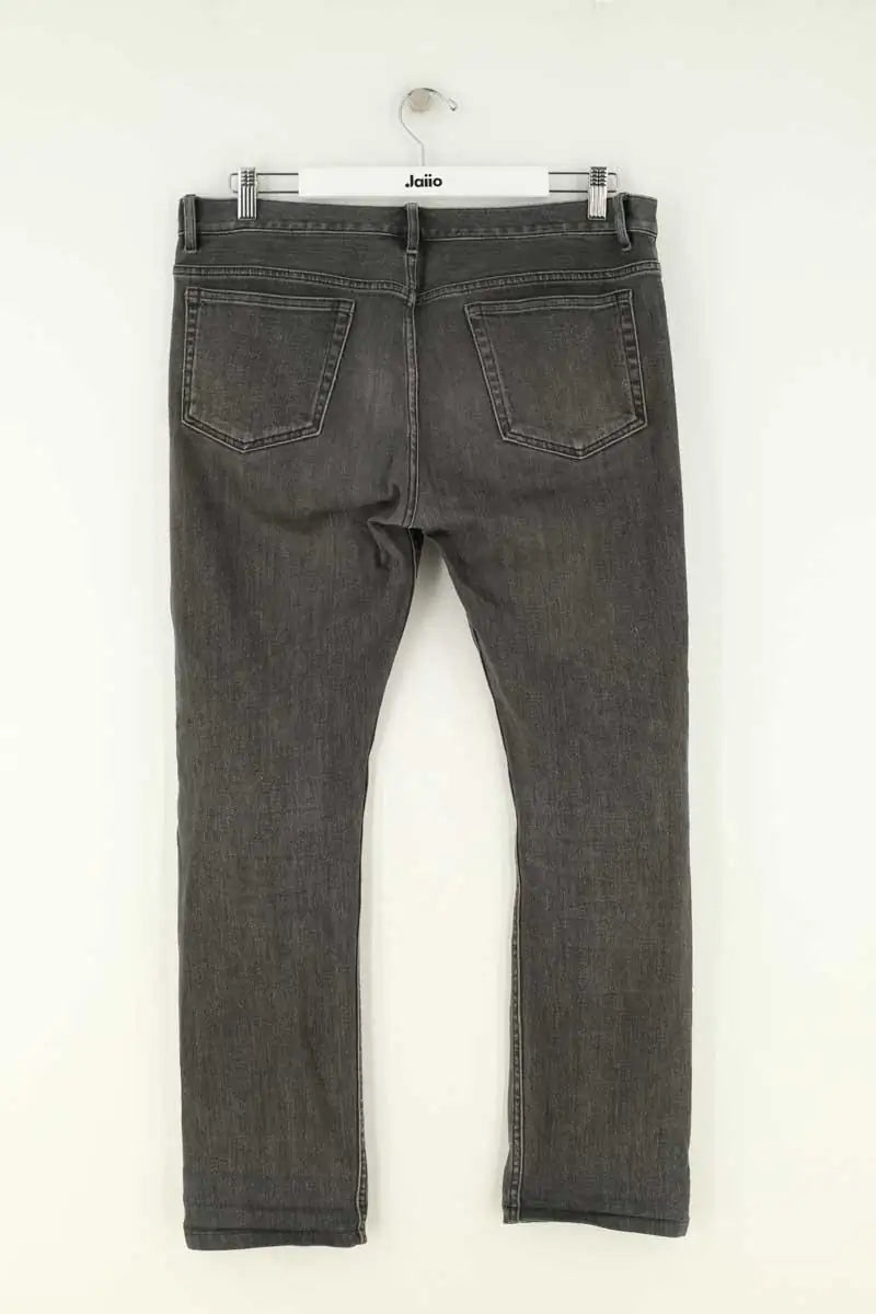 Jean droit APC Gris en Coton