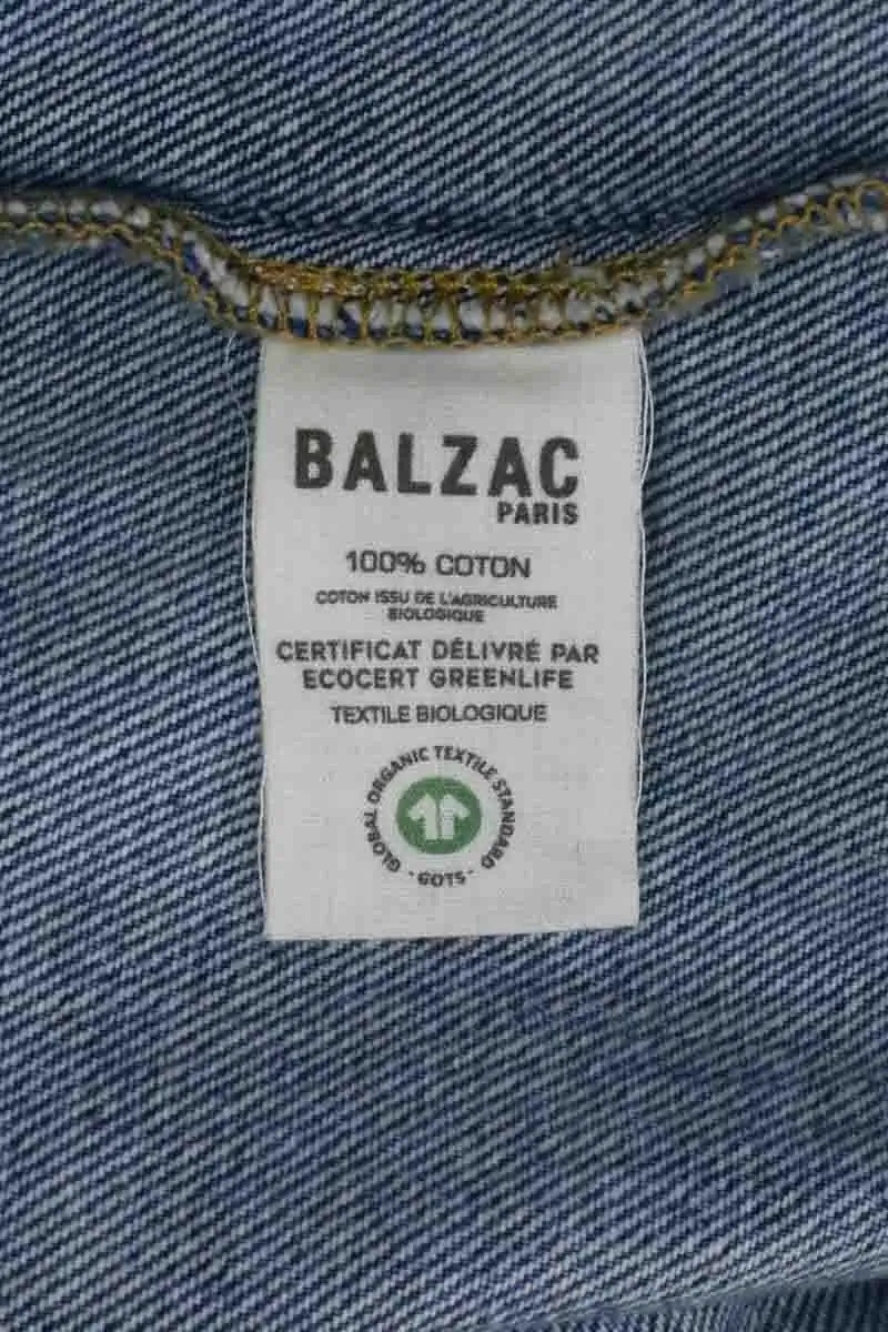 Veste Balzac Bleu en Coton