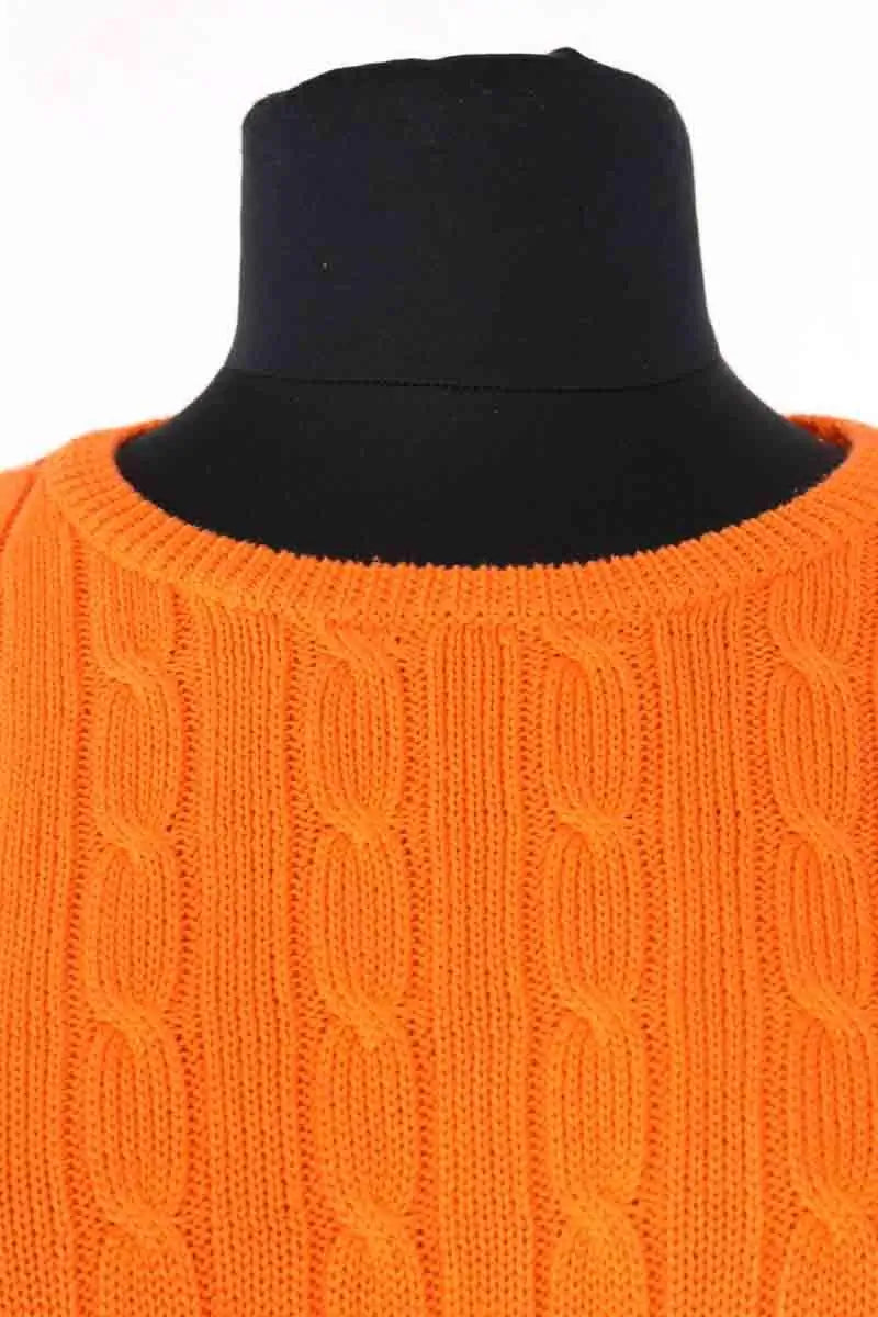 Pull Ralph Lauren Orange en Laine