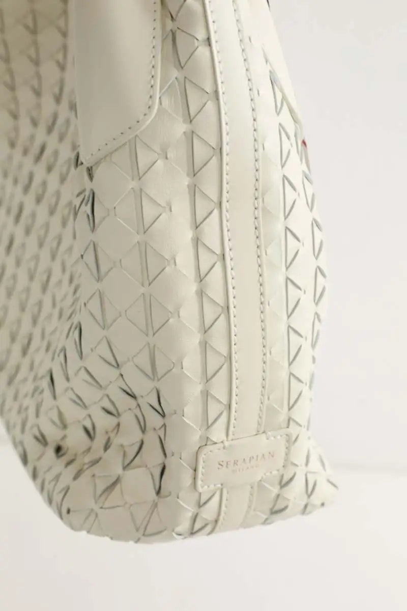 Cabas Serapian  Blanc