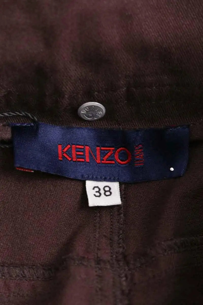 Jupe Kenzo Marron en Coton