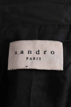 Veste Sandro Noir en Cuir