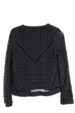 Gilet Maje Noir en Viscose