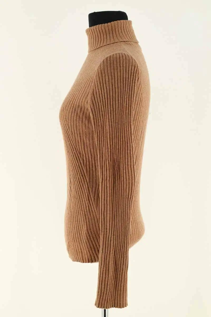 Pull Maje Marron en Synthétique