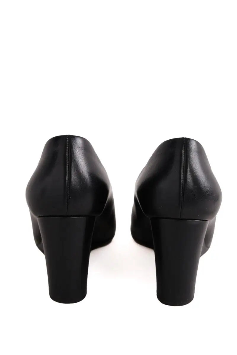Talons Salvatore Ferragamo Noir en Cuir
