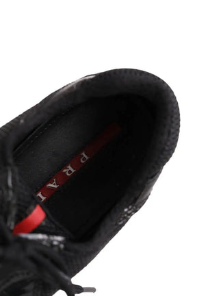 Baskets Prada america's cup Noir en Cuir