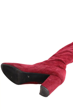 Bottes LK Bennett Bordeaux en Daim
