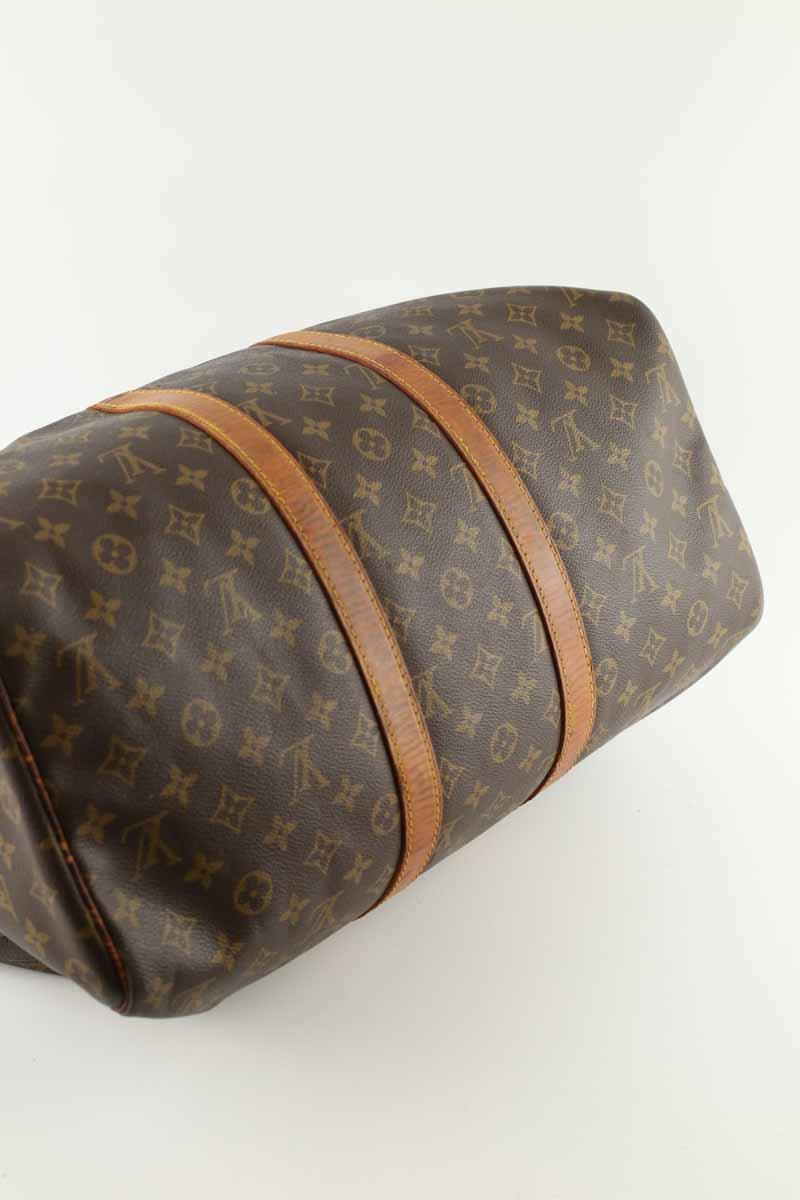 Sac de voyage Louis Vuitton Keepall Marron