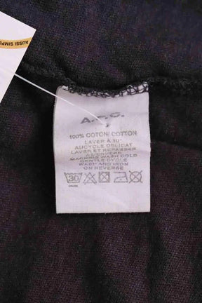 T-shirt APC Noir en Coton