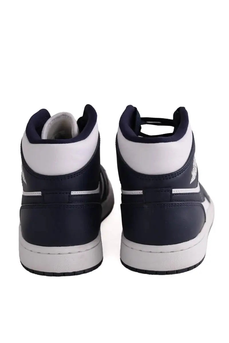 Baskets Nike Marine en Cuir