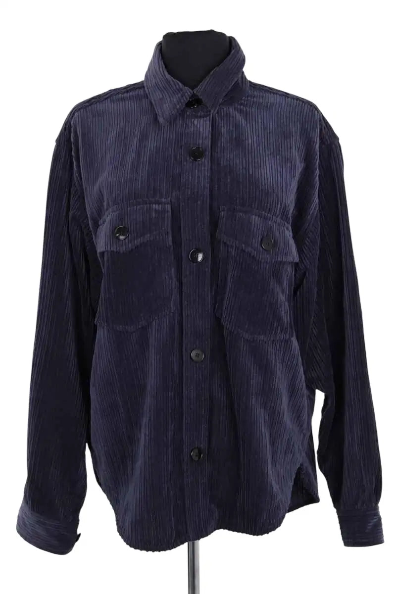Surchemise Isabel Marant Marine en Synthétique, taille M - Seconde Main