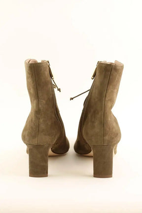 Boots LK Bennett Betty Kaki en Daim