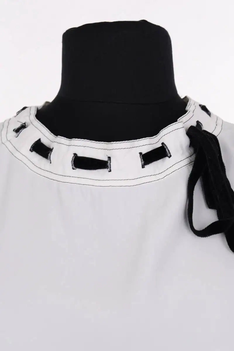 Blouse Sandro Blanc en Viscose