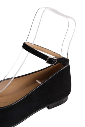 Ballerines Chatelles Noir en Daim