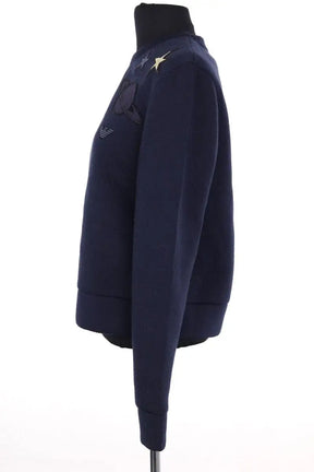 Sweatshirt Emporio Armani Marine en Coton