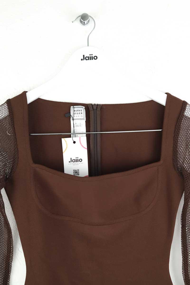 Mini Herve Leger  Marron