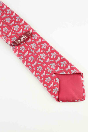 Cravate Hermès  Rouge