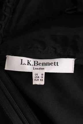 Robe LK Bennett Noir en Coton