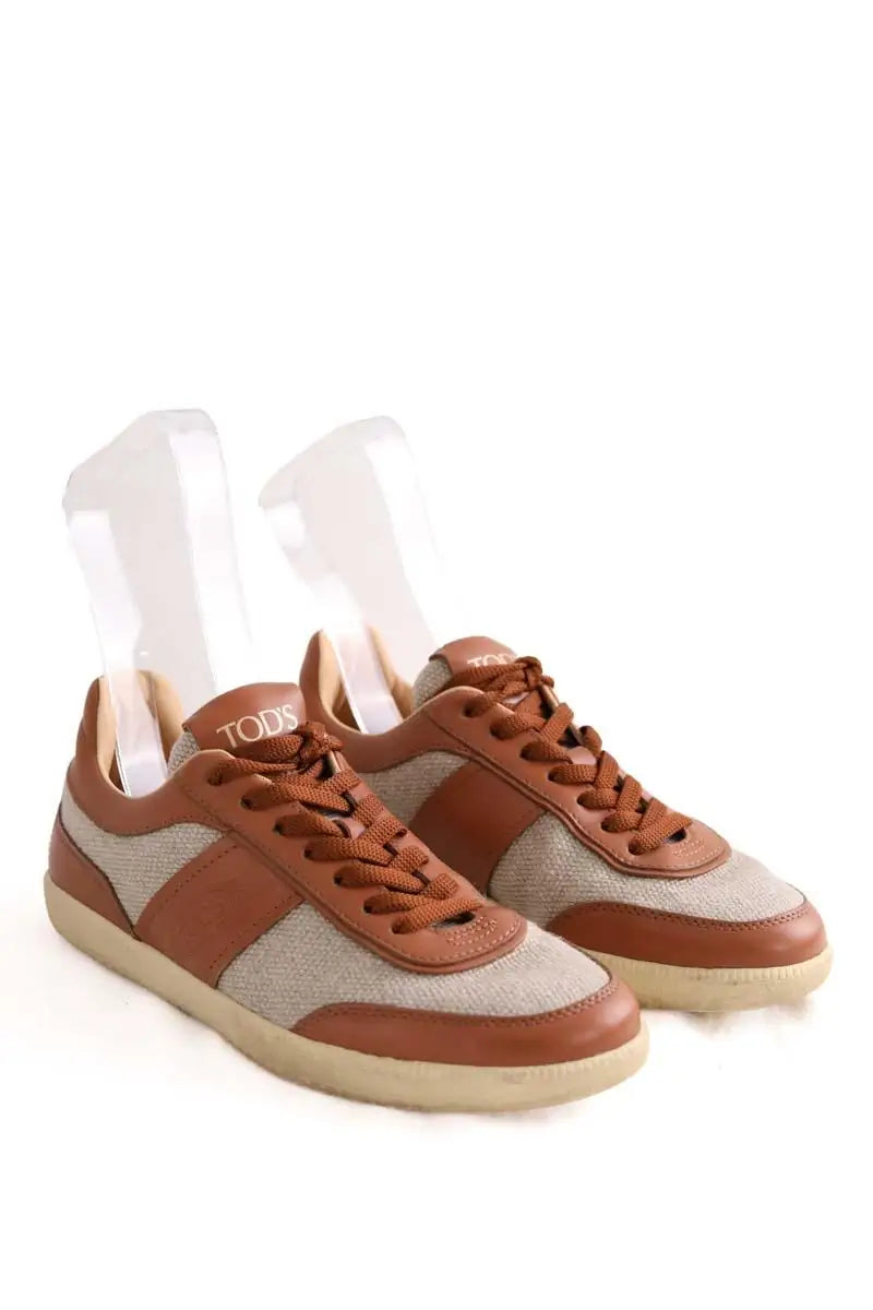 Baskets Tod's Marron en Cuir