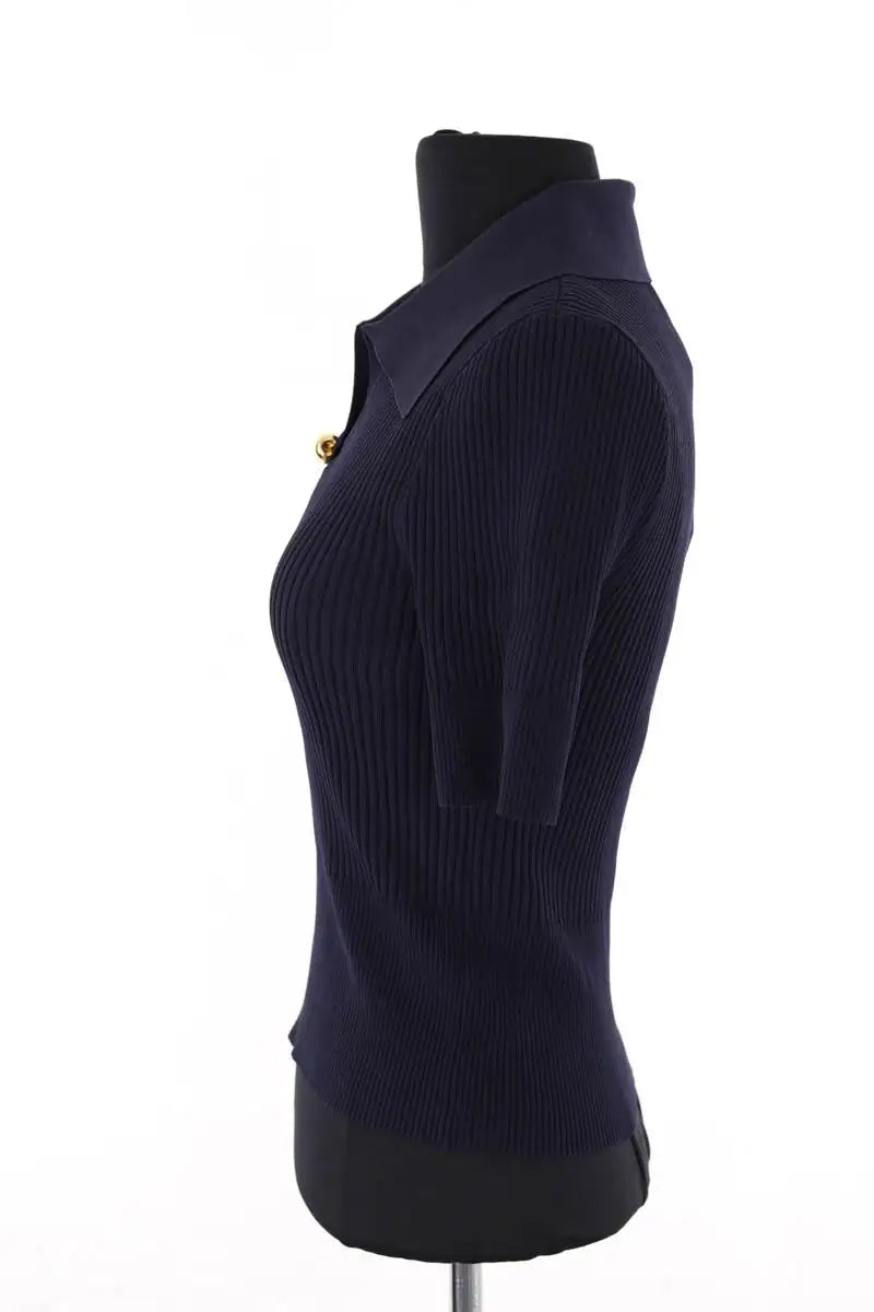 Top Claudie Pierlot Marine en Viscose