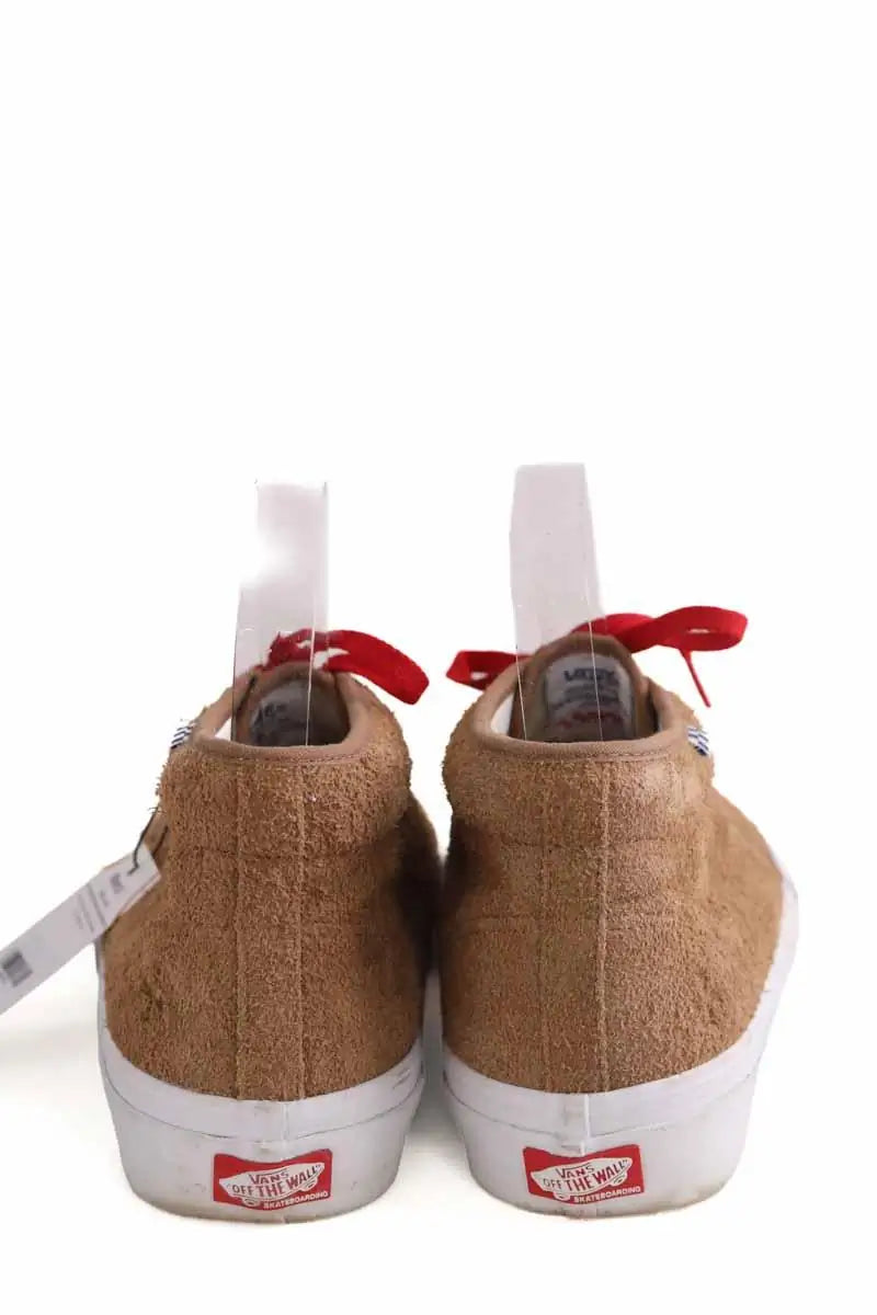 Baskets hautes Vans Camel en Daim