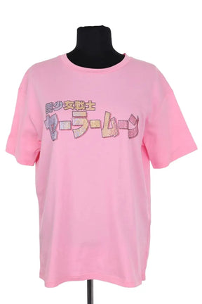 T-shirt Maje Rose en Coton, taille S - Seconde Main