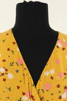Robe Des Petits Hauts Romea Jaune en Synthétique