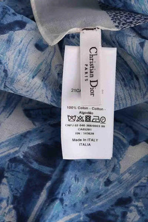 Carré Dior Bleu en Coton