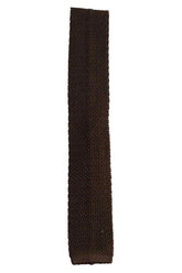 Cravate Hermès Marron en Soie - Seconde Main