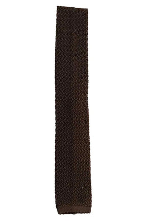 Cravate Hermès Marron en Soie - Seconde Main