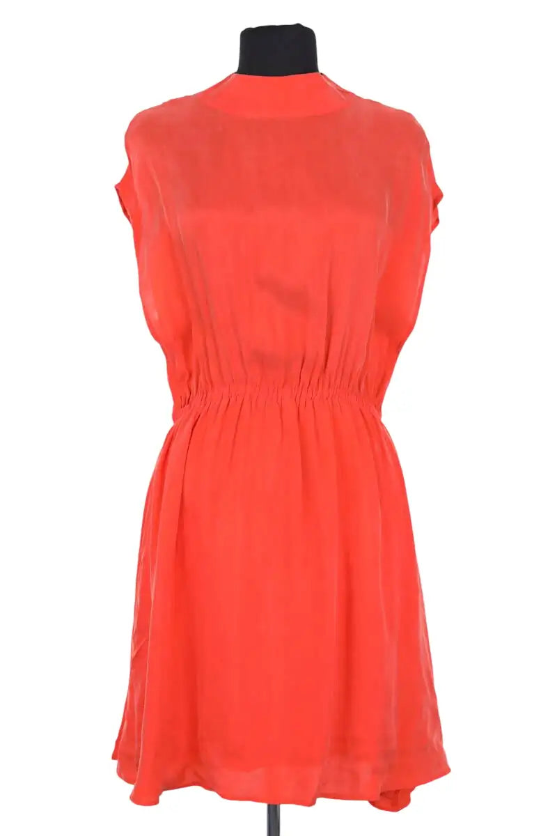 Robe American Vintage Orange en Synthétique, taille M - Seconde Main