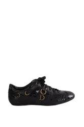 Baskets Dior Noir en Cuir verni, taille 38 - Seconde Main