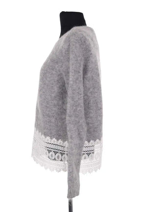 Pull Sézane Gris en Laine