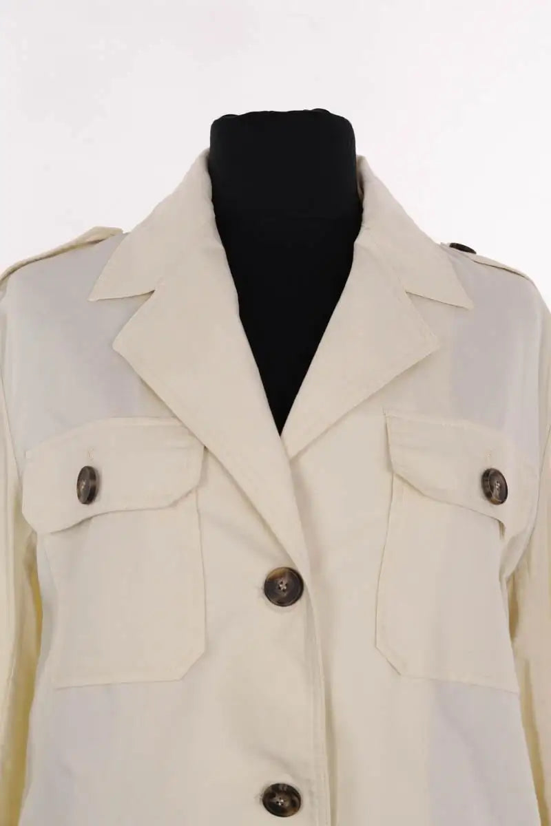 Veste Max Mara Beige en Coton