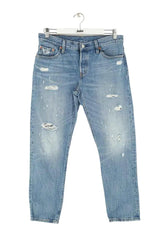 Jean droit Levi's 501 Bleu en Coton, taille M - Seconde Main