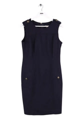 Robe Burberry Marine en Laine, taille L - Seconde Main