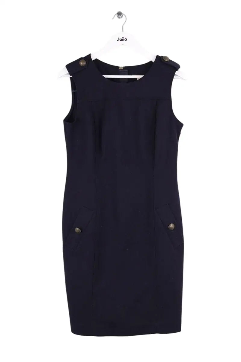 Robe Burberry Marine en Laine, taille L - Seconde Main