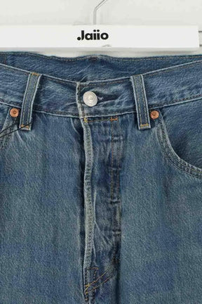 Jean droit Levi's 501 Bleu en Coton