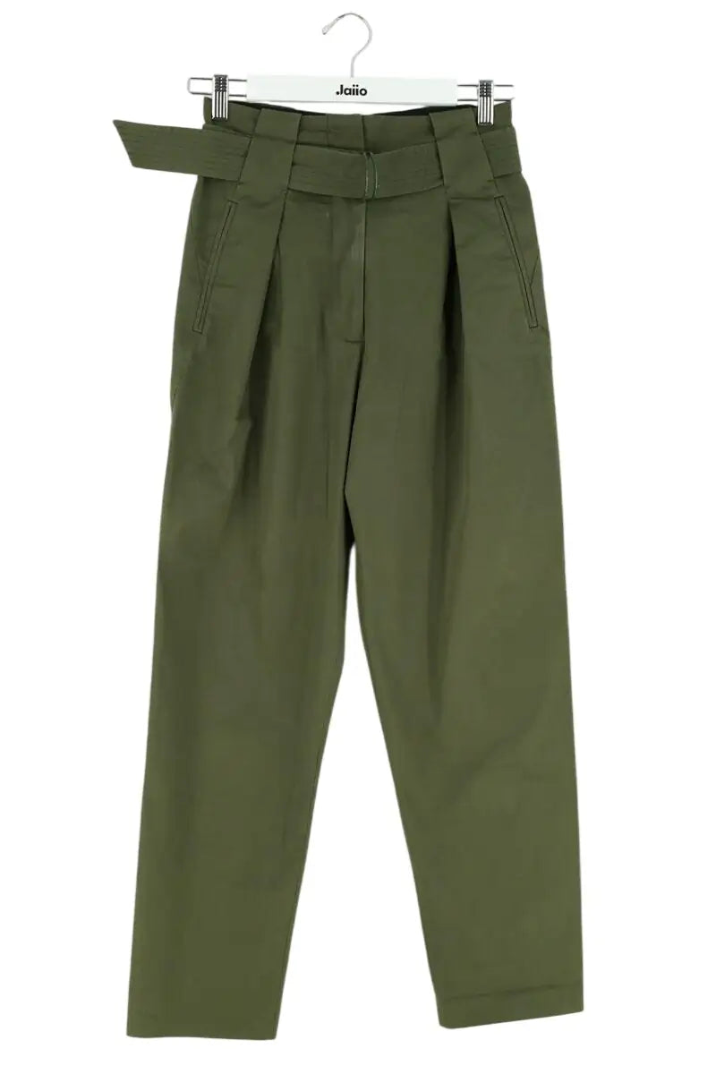 Pantalon Sandro Kaki en Coton, taille S - Seconde Main