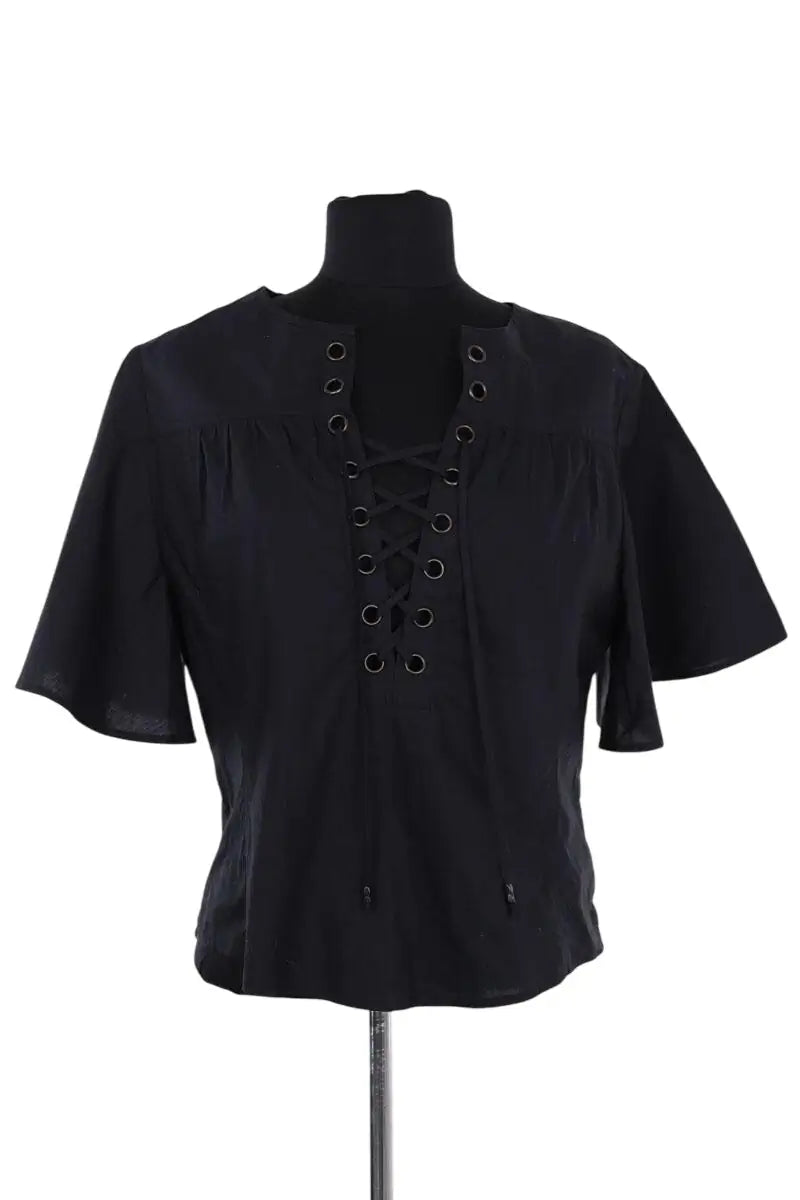 Blouse Isabel Marant Étoile Noir en Coton, taille M - Seconde Main