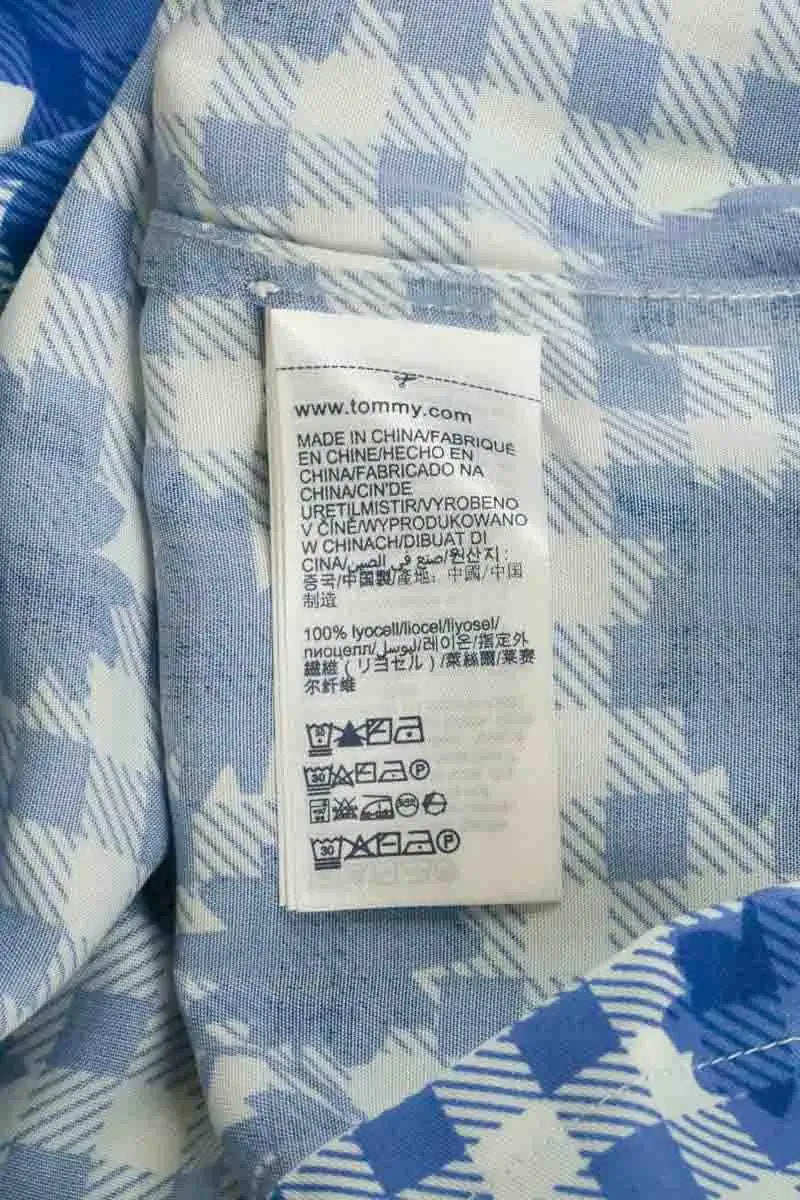 Blouse Tommy Hilfiger Bleu en Synthétique