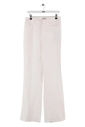 Pantalon Zadig & Voltaire Pistol tailleur lin Blanc en Lin, taille M - Seconde Main
