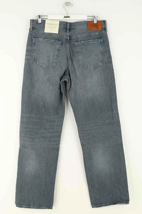 Jean droit W33 L32 Calvin Klein Bleu en Coton
