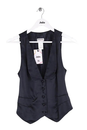 Gilet Sonia Rykiel Noir en Soie, taille S - Seconde Main