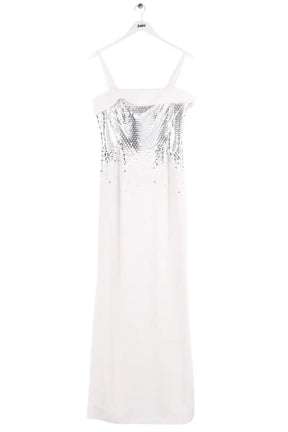 Robe de cérémonie Thierry Mugler Couture Blanc en Synthétique, taille S - Seconde Main