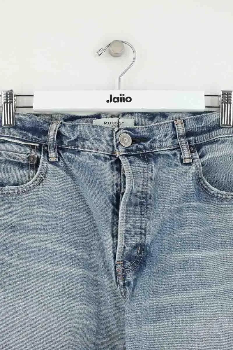 Jean droit MOUSSY Bleu en Coton