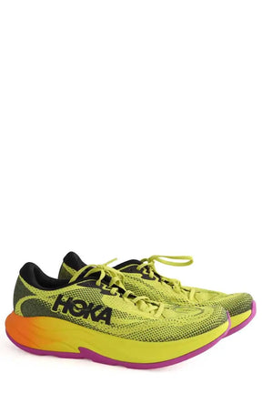 Baskets basses Hoka Jaune en Tissu